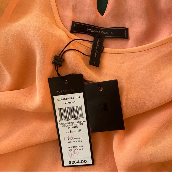 BCBGMAXAZRIA Sharon dress in Bright Nectar - Picture 6 of 7